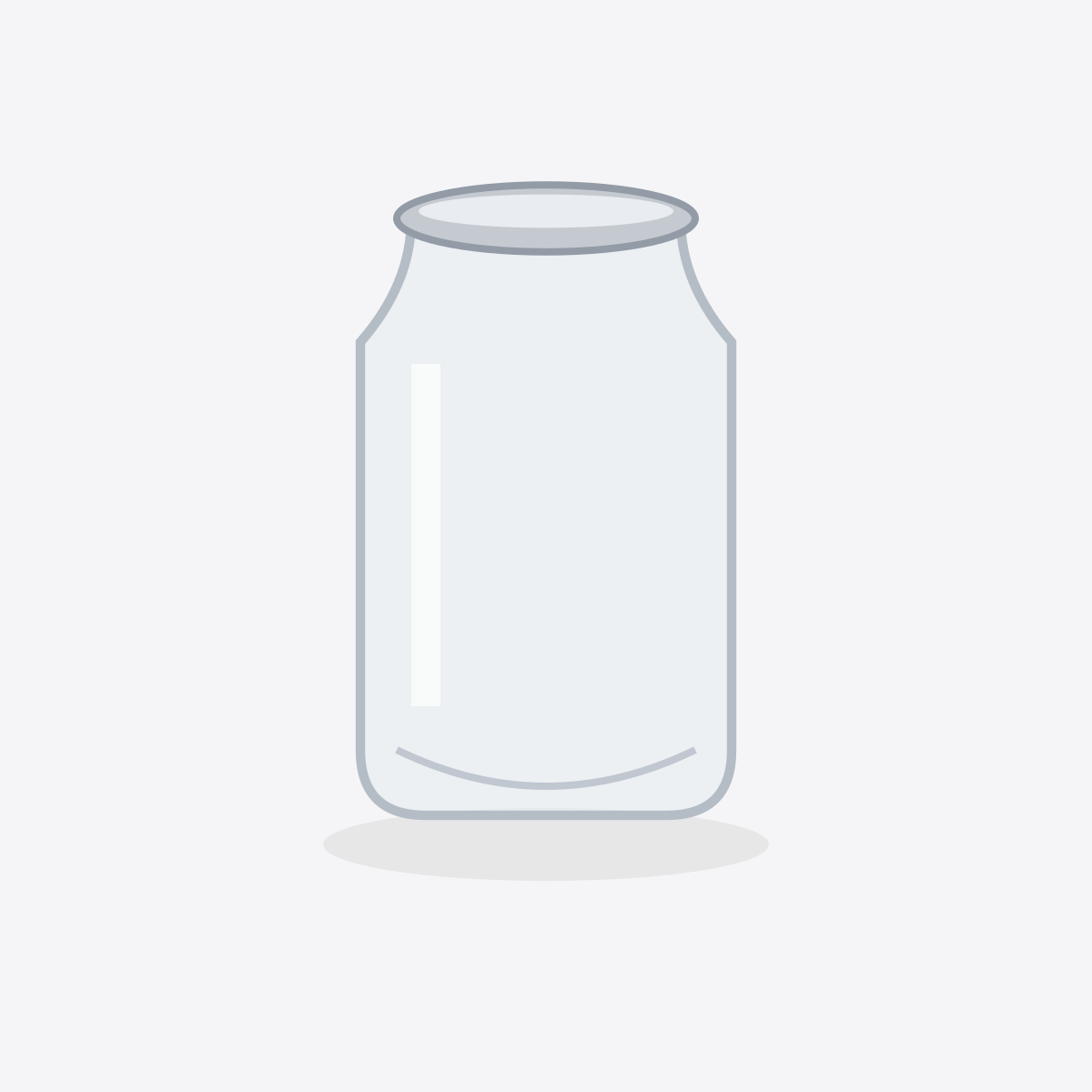CANIT 200 mL clear PET container — product illustration