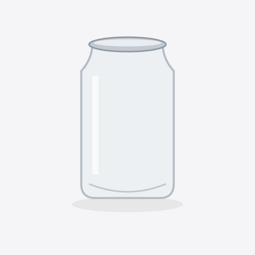 CANIT 330 mL clear PET container — product illustration