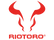 RIOTORO red bullhead and wordmark logo